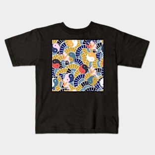 Colorful japanese pattern Kids T-Shirt